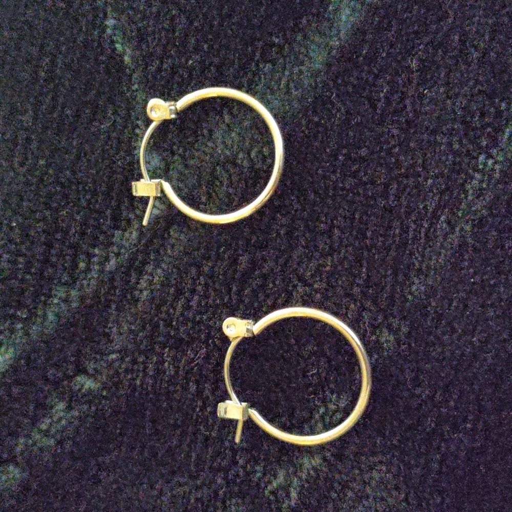 Vintage Small Hoop earrings-$5 add on